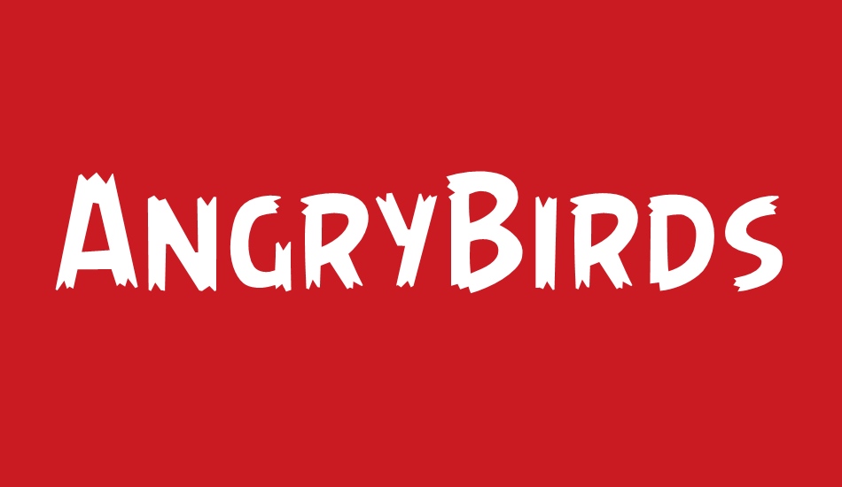 AngryBirds font big