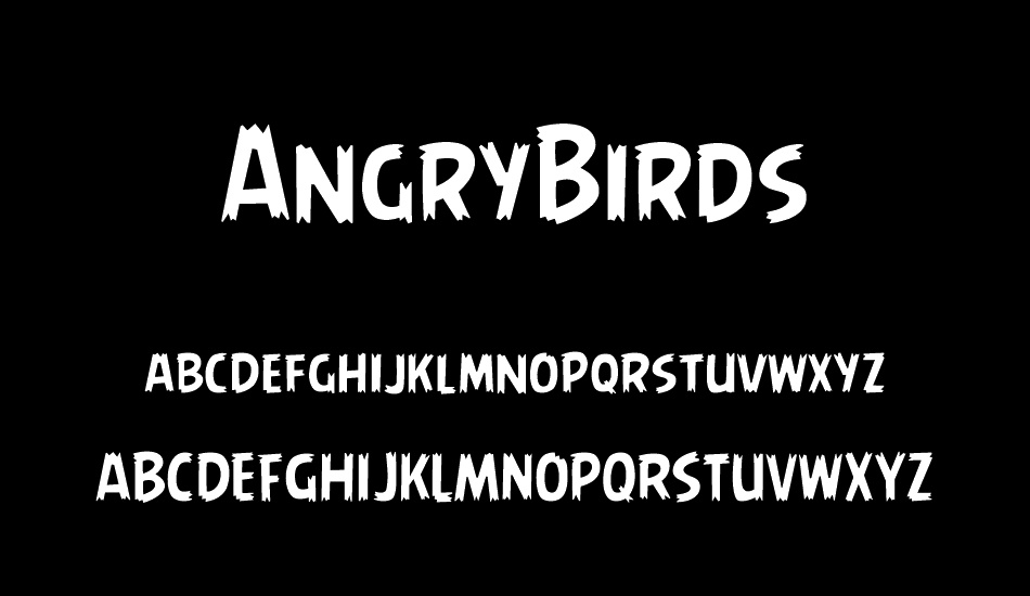 angry birds font free download photoshop