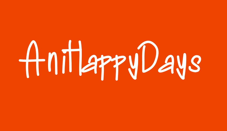 AniHappyDays font big