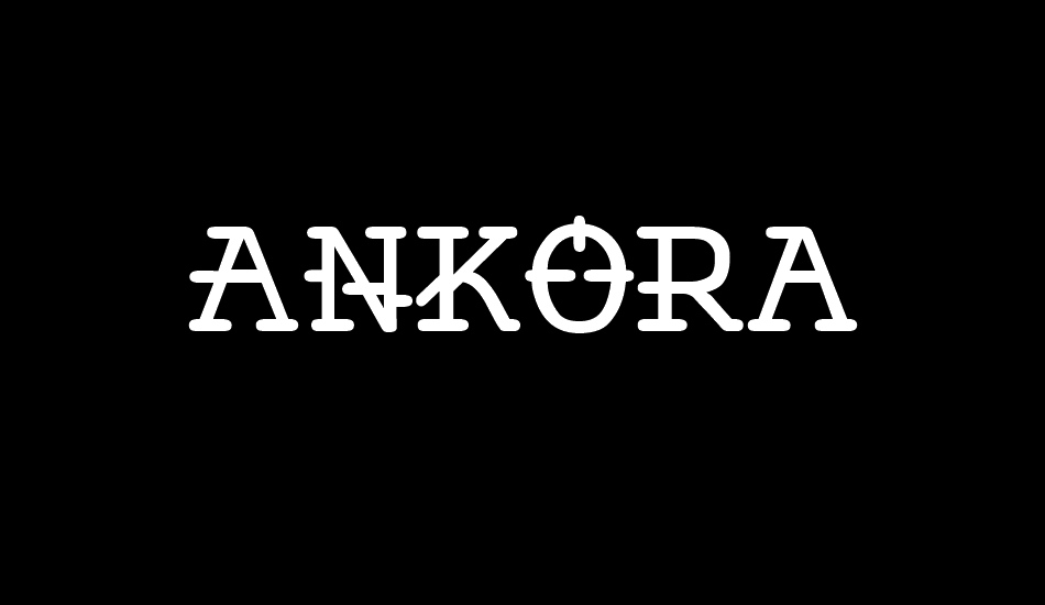 Ankora font big