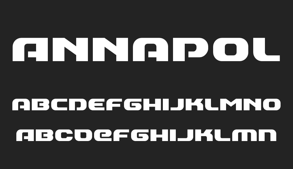 Annapolis font