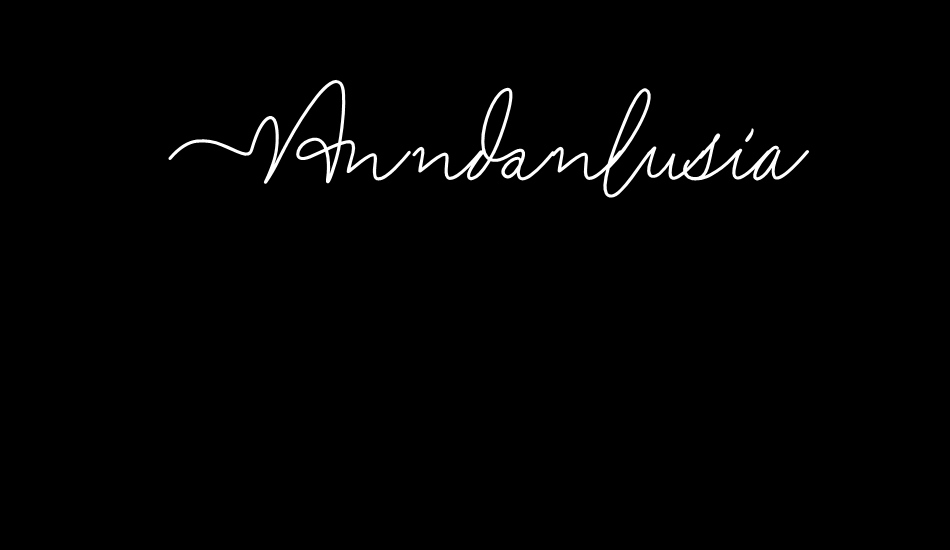 Anndanlusia font big