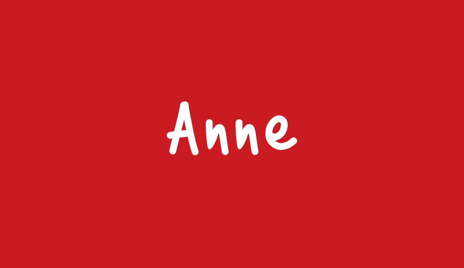 Anne font big