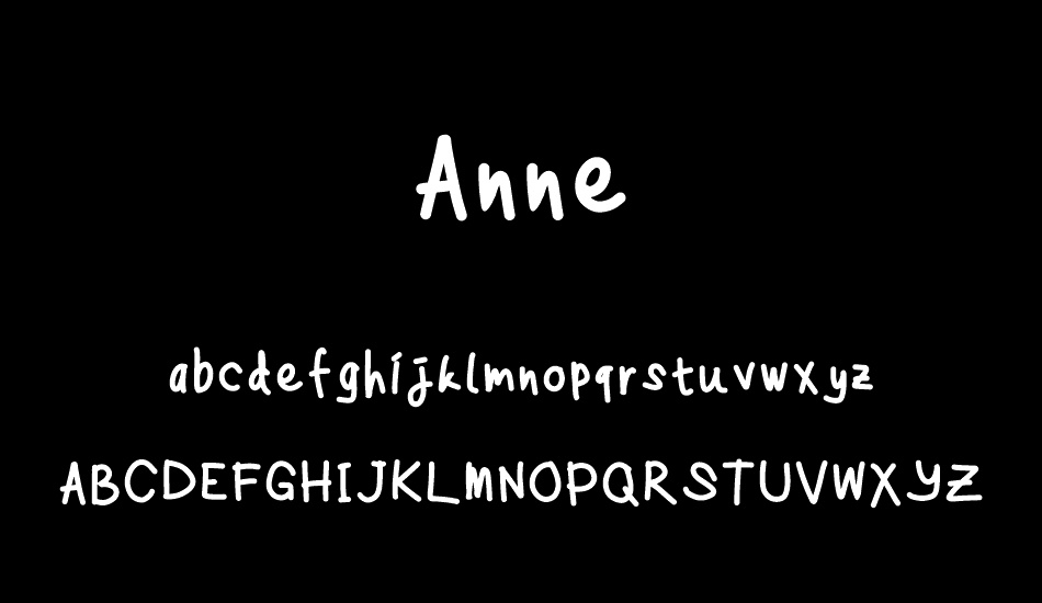 Anne font