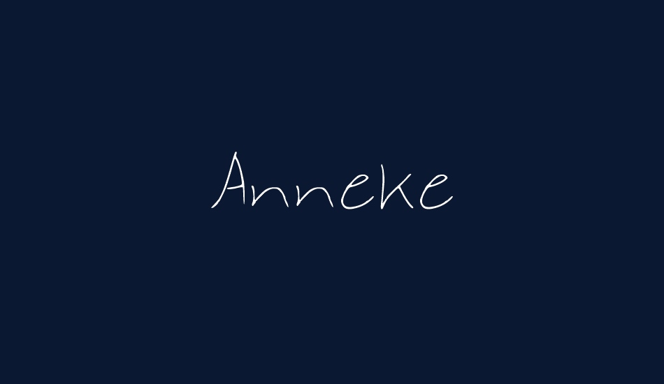 Anneke font big