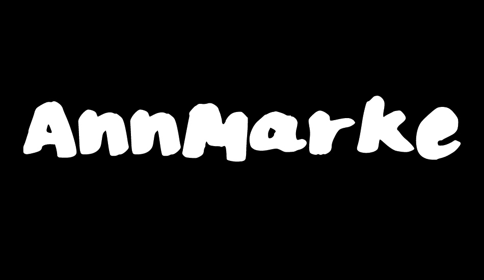 AnnMarker font big