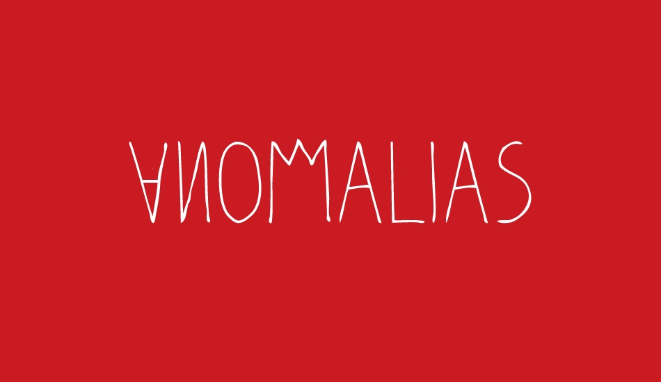 Anomalias font big