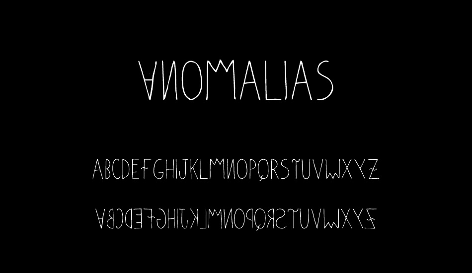 Anomalias font