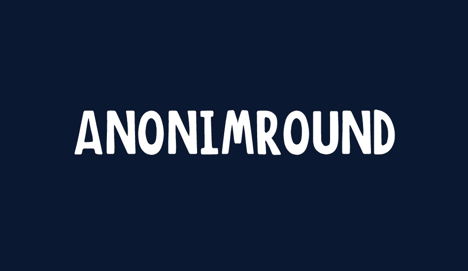 AnonimRound font big