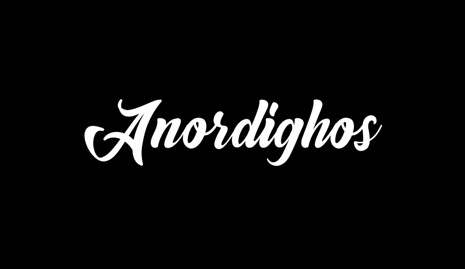 Anordighos font big