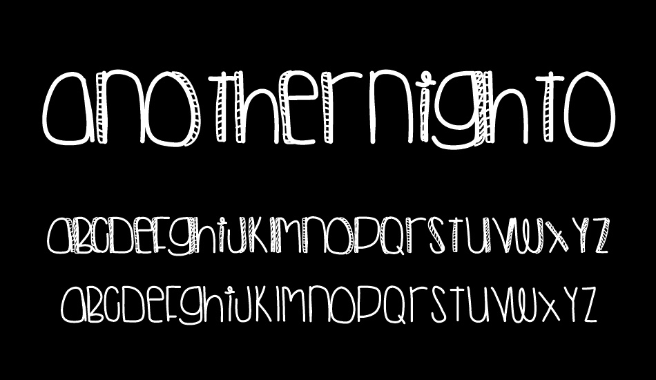 AnotherNightOut font