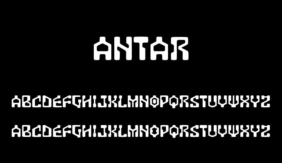 Antar font