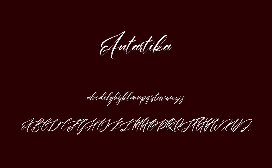 Antartika font