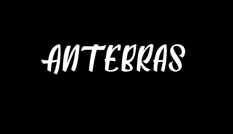 Antebras font big