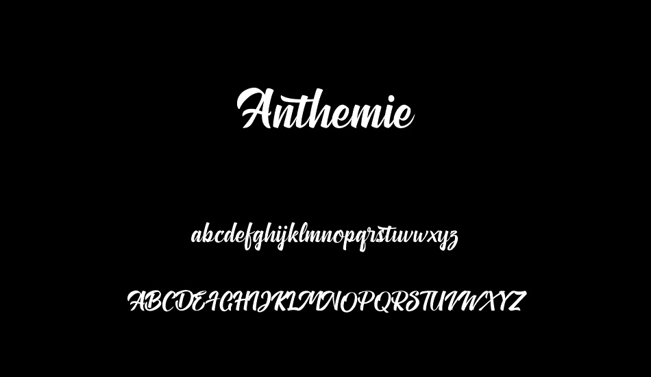 Anthemie font