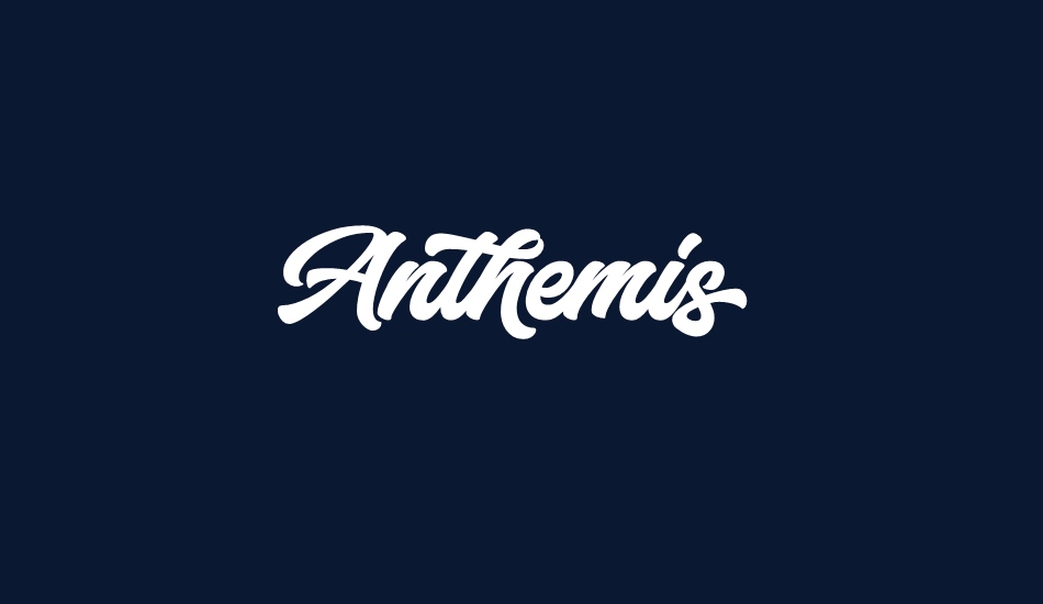 Anthemis Personal Use Only font big