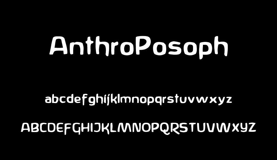 AnthroPosoph font