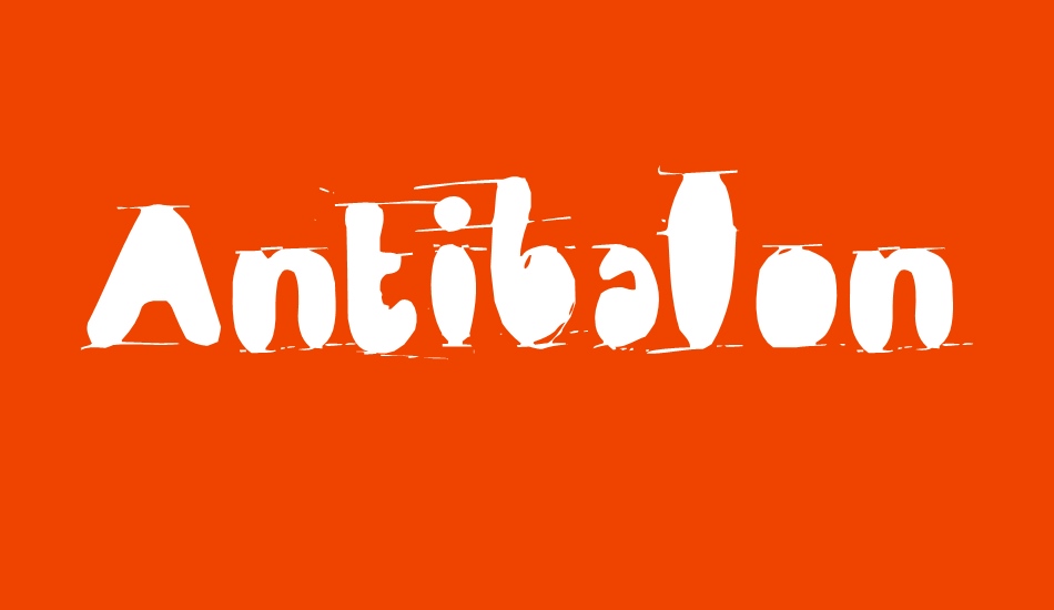 Antibalon font big