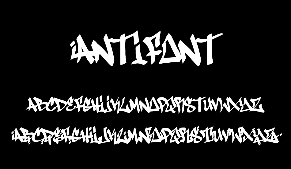 Antifont font