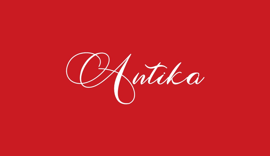 Antika font big