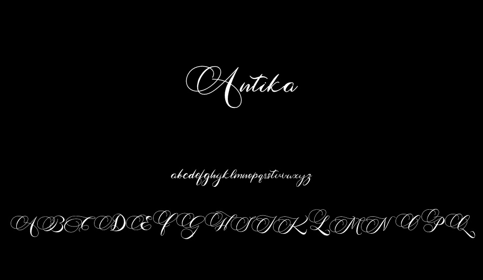 Antika font