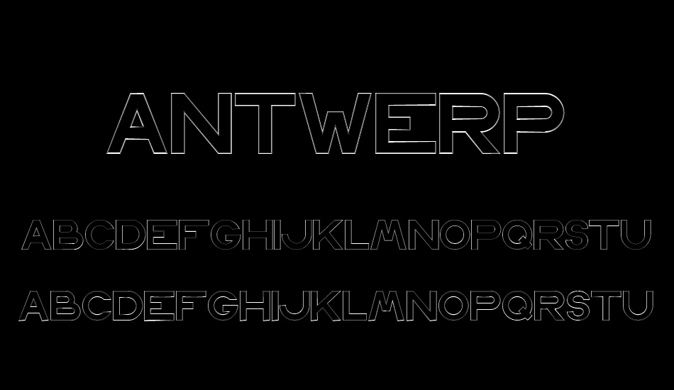 Antwerp font