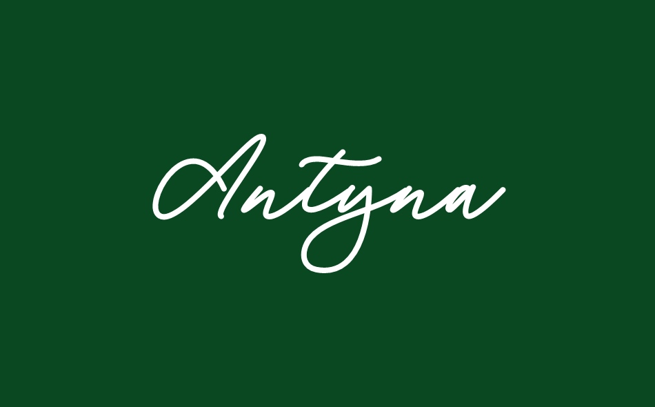 Antyna font big