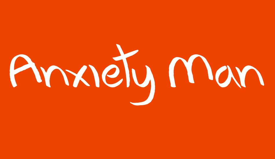 Anxiety Management font big