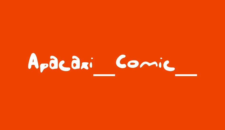 Apacaxi_Comic_ font big