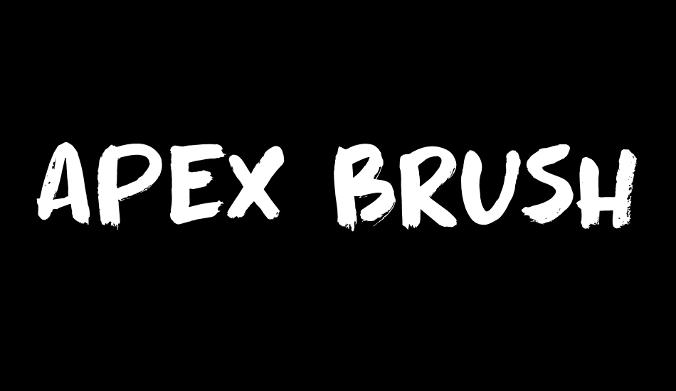 Apex Brush DEMO font big