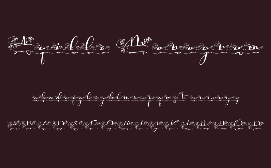 Aqille Monogram font