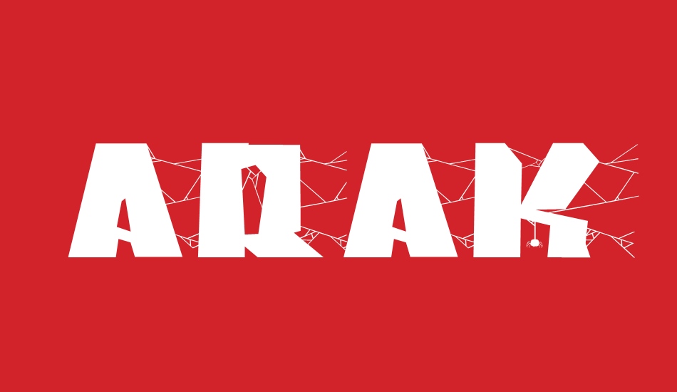 Arakphobia font big