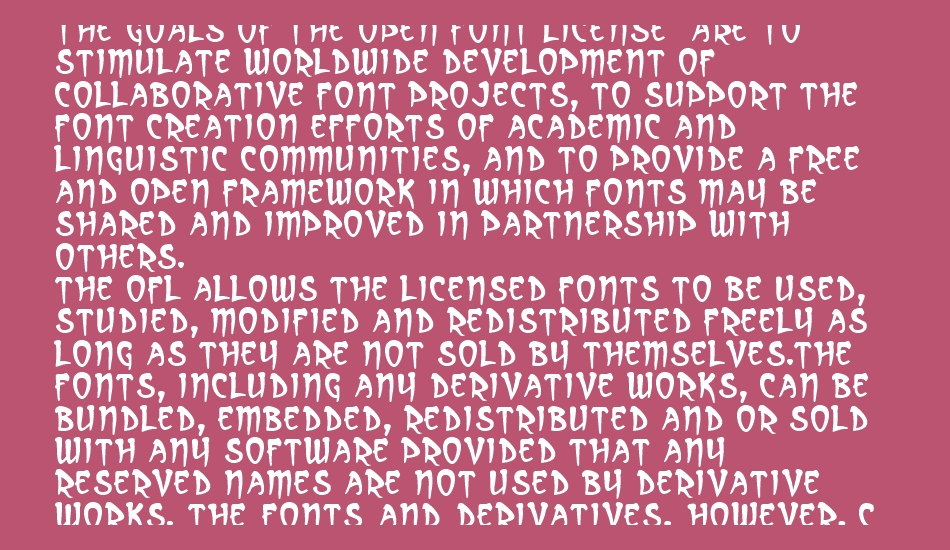 Arcanum font 1