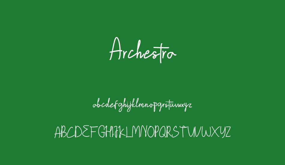 Archestra font