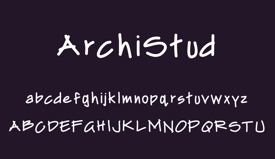 ArchiStud font