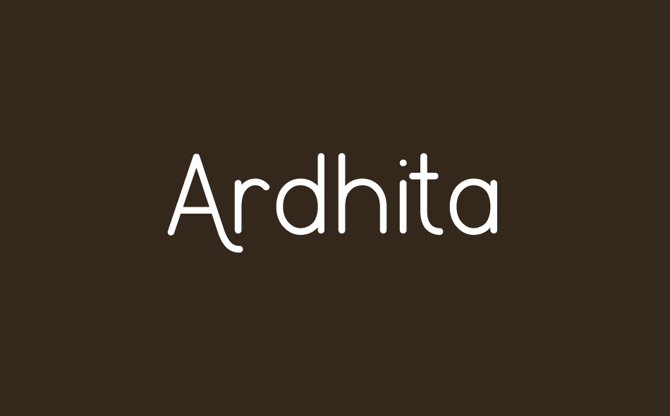 Ardhita font big