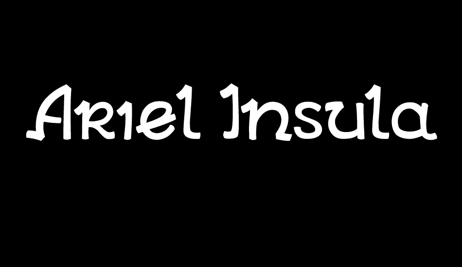 Ariel Insular font big