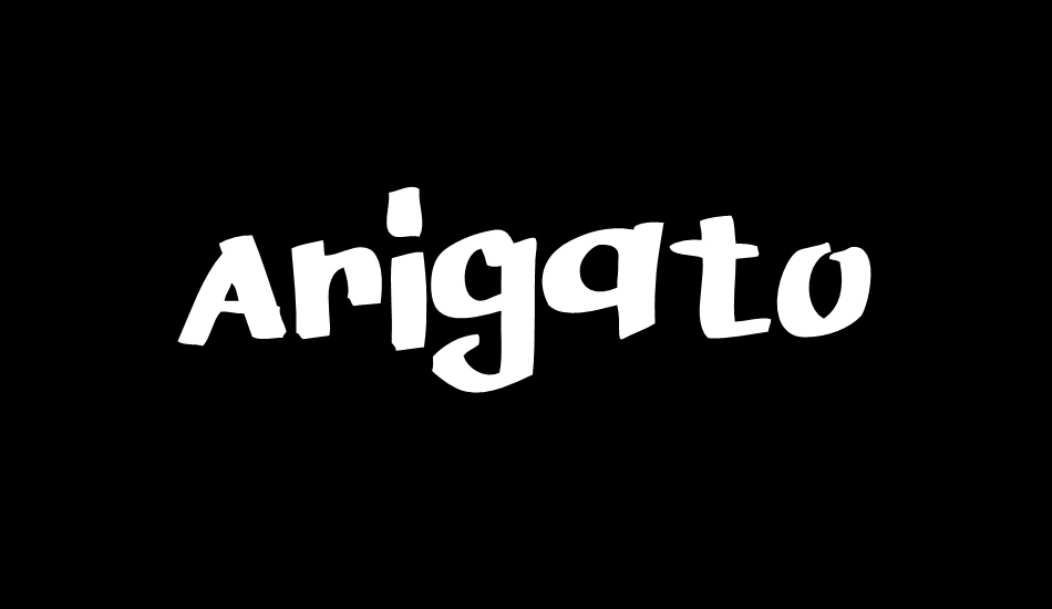 Arigato font big