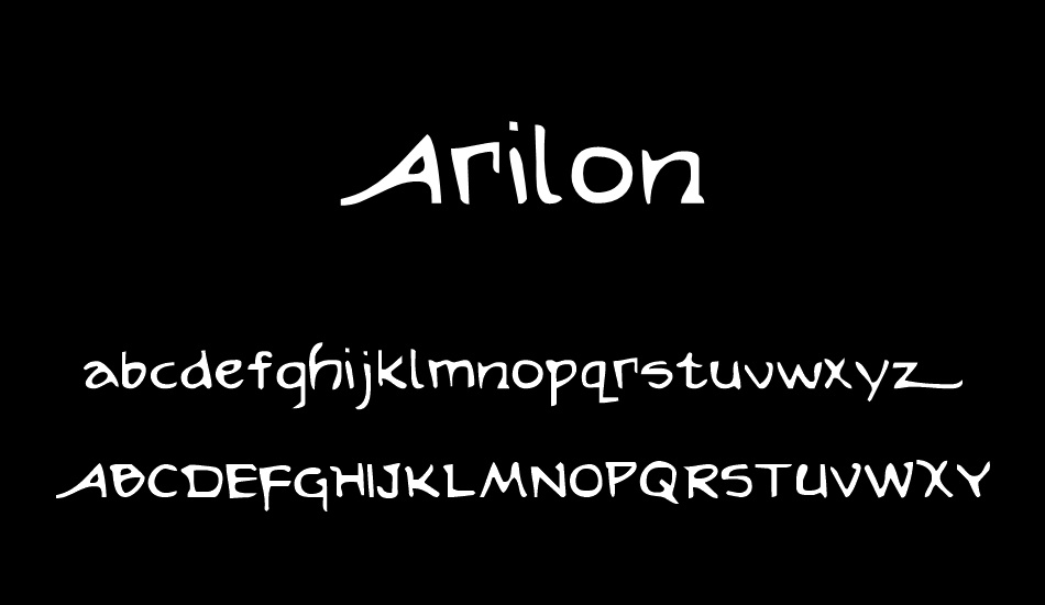 Arilon font