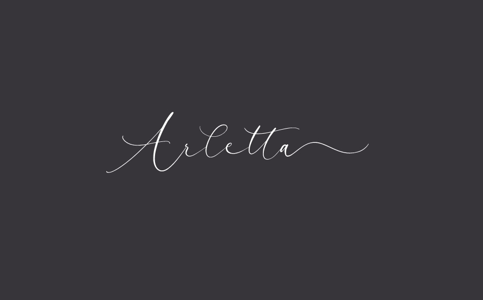 Arletta font big