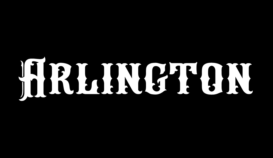 Arlington DEMO font big