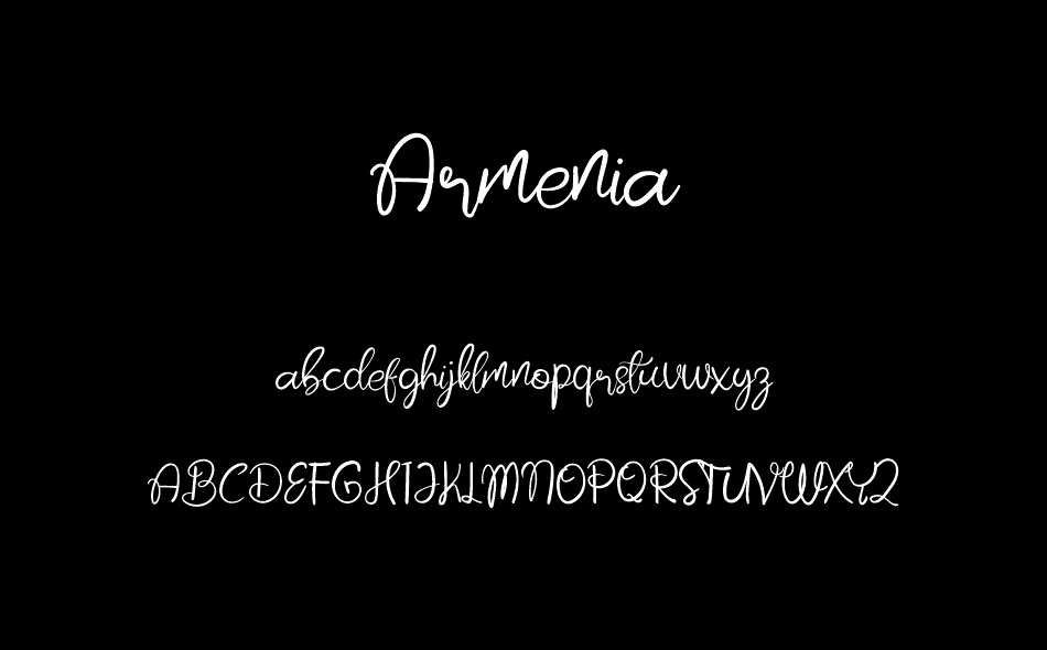 Armenia font