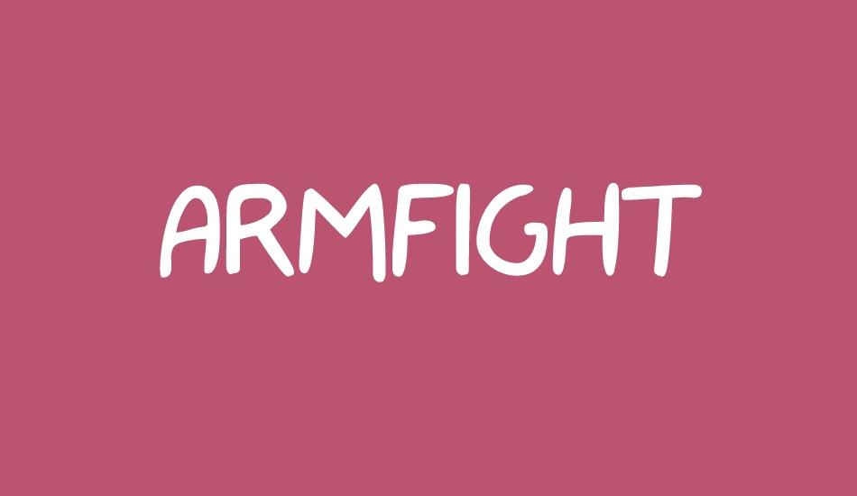 armfight font big