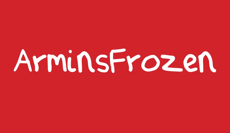 ArminsFrozenPeas font big