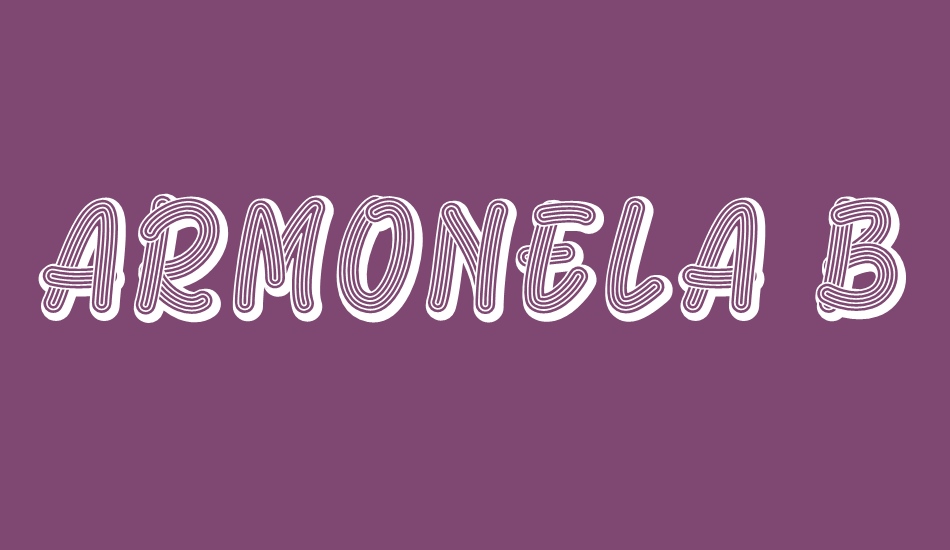 Armonela Black font big