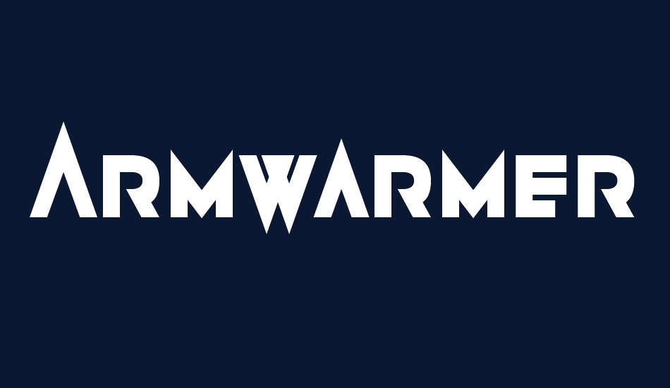 Armwarmer font big