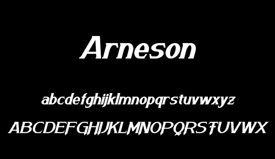 Arneson font