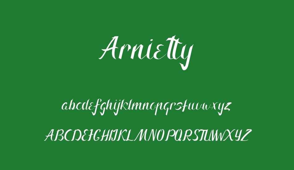 Arnietty font