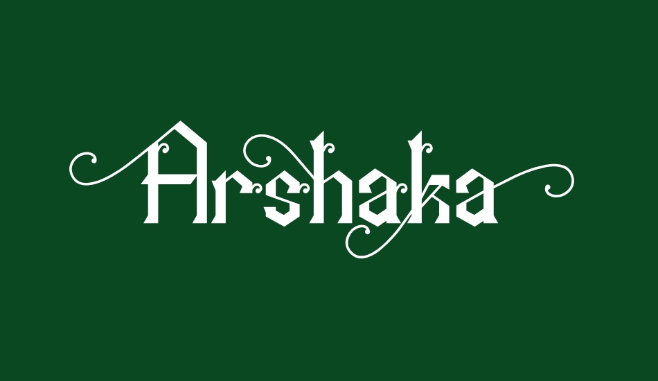 arshaka font big