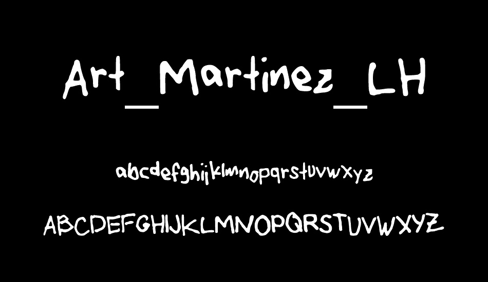 Art_Martinez_LH font